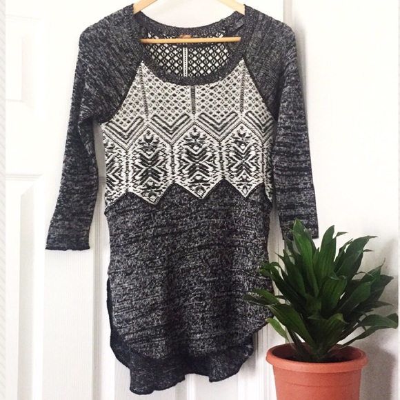 Free People Sweaters - Free People Patterned Knit Sweater